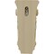 Ekena Millwork 4 1/2"W x 2 3/4"D x 10"H Small Farmingdale Acanthus Pilaster Corbel, Rubberwood COR04X02X10FRRW - alternate 2